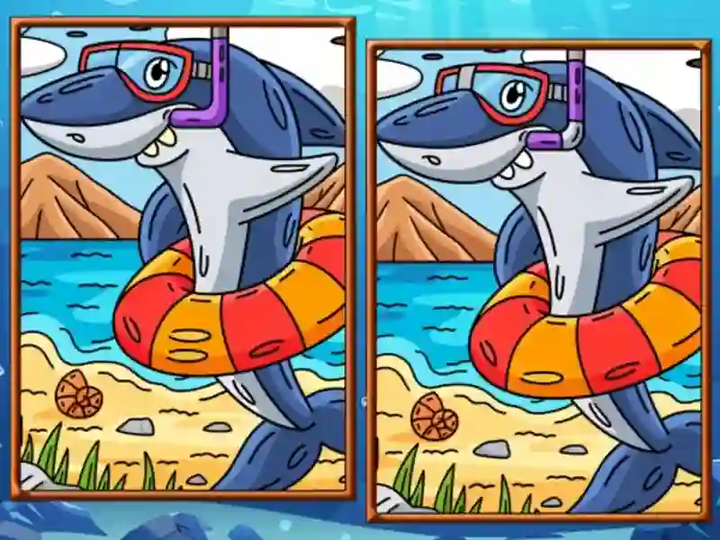 Spel Marine Spot the Difference aanlyn