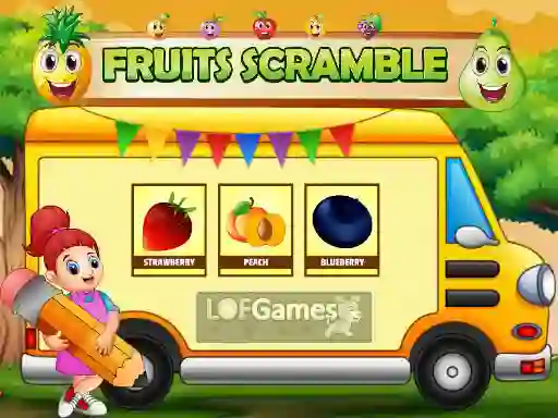 Spel Fruits Scramble aanlyn
