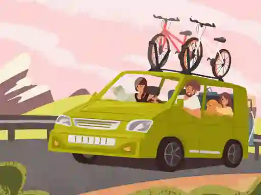 Spel Family Travelling Jigsaw aanlyn