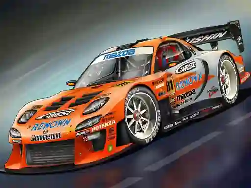 Spel Race Car Slide aanlyn