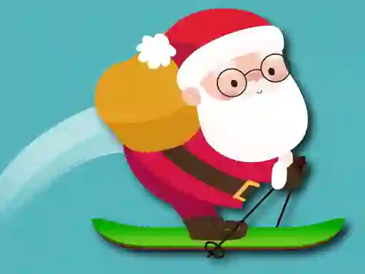 Spel Avalanche Santa Ski Xmas aanlyn