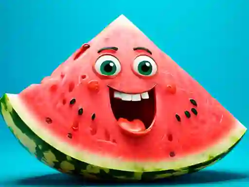 Spel Merge fruits: Fold the Watermelon! aanlyn