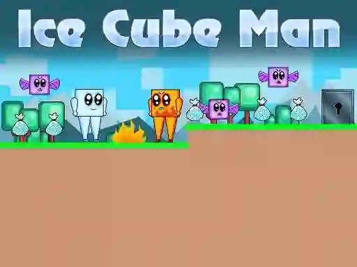 Spel Ice Cube Man aanlyn