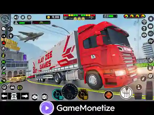Spel Crazy car transport truck aanlyn