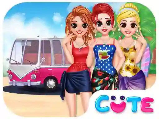 Spel Besties Summer Vacation aanlyn