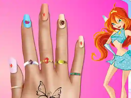 Spel Winx Nail Makeover aanlyn