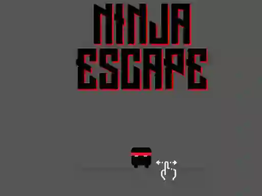 Spel Ninja escape aanlyn