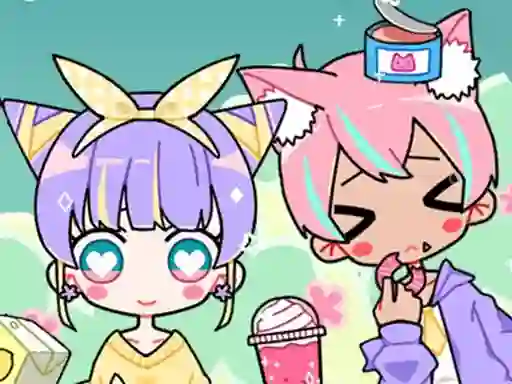 Spel Cute Girl Avatar Maker aanlyn