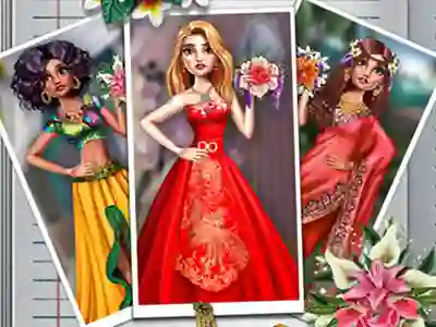 Spel Exotic Wedding Looks aanlyn