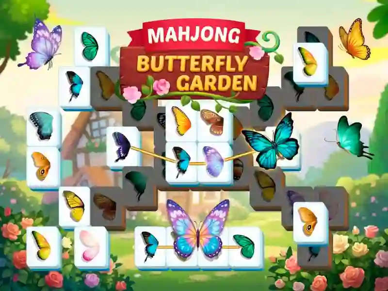 Spel Mahjong Butterfly Garden aanlyn