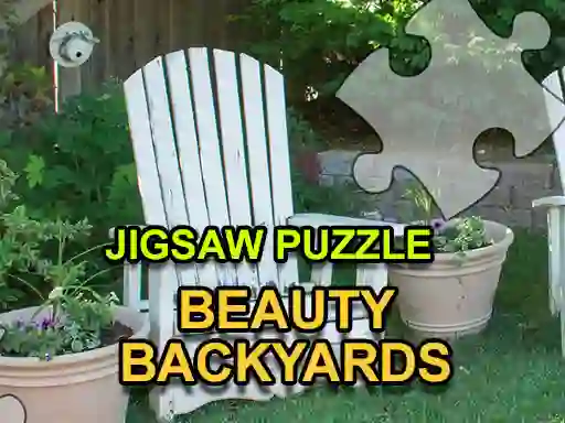 Spel Jigsaw Puzzle: Beauty Backyards aanlyn