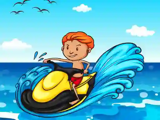 Spel Jet Ski Summer Fun Hidden aanlyn