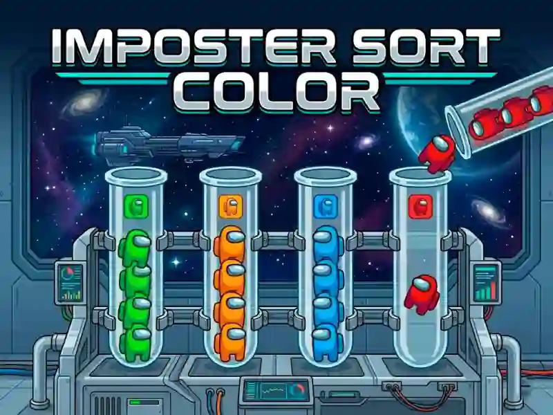 Spel Imposter Sort Color aanlyn