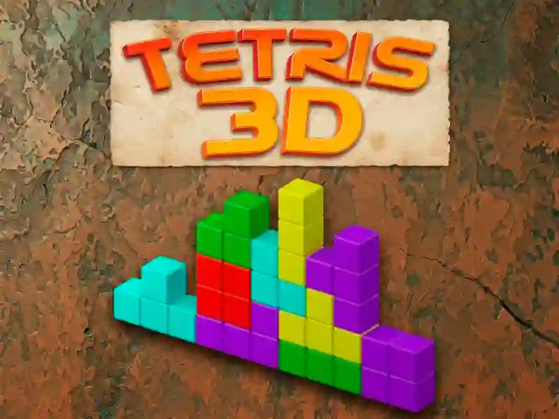 Spel Tetris 3D aanlyn