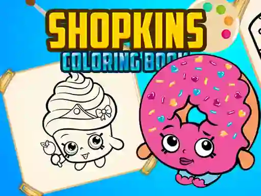 Spel Shopkins Coloring Book aanlyn