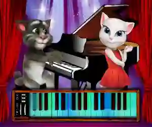 Spel Talking Tom Piano Time aanlyn