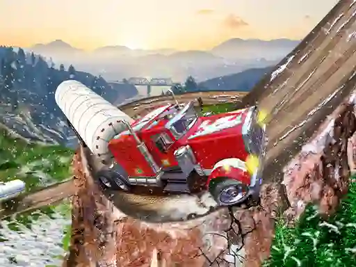 Spel Semi Truck Snow Simulator aanlyn