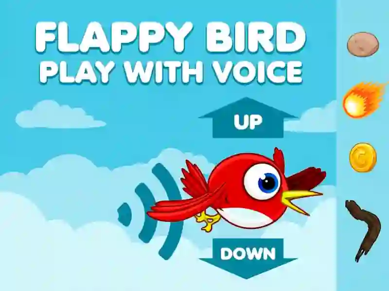 Spel Flappy Bird Play with Voice aanlyn