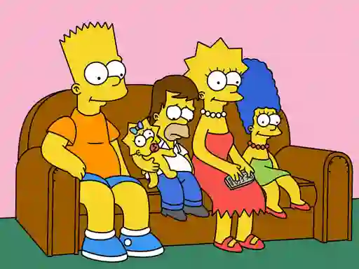 Spel The Simpsons Jigsaw Puzzle aanlyn