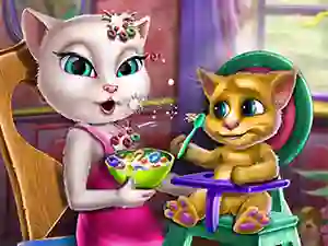 Spel Angela Toddler Feed aanlyn