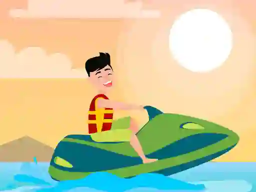 Spel Jet Ski Fun Hidden aanlyn