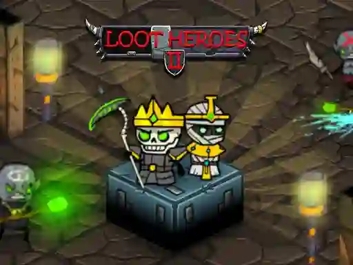 Spel Loot Heroes 2 aanlyn