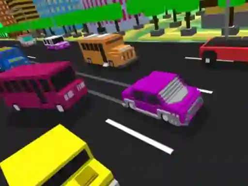 Spel Blocky Highway Racing aanlyn