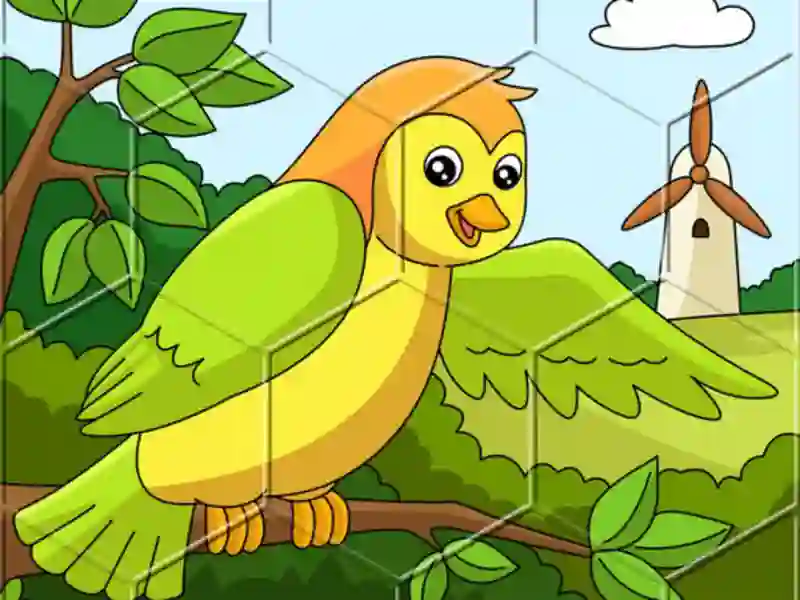 Spel Birds Hex Jigsaw aanlyn