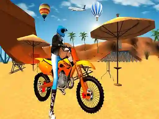 Spel Motocross Beach Game: Bike Stunt Racing aanlyn