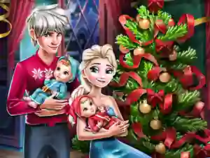 Spel Elsa Family Christmas aanlyn