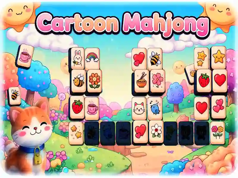 Spel Cartoon Mahjong aanlyn