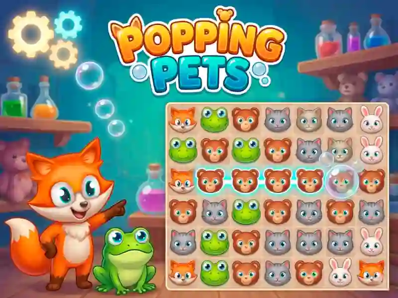 Spel Popping Pets aanlyn