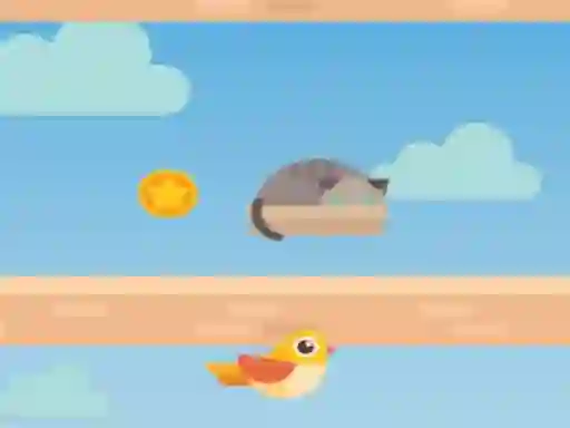 Spel Bird Platform Jumping aanlyn