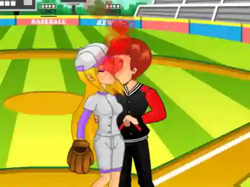 Spel Baseball Kissing aanlyn