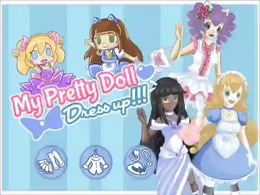 Spel My pretty doll : Dress up aanlyn