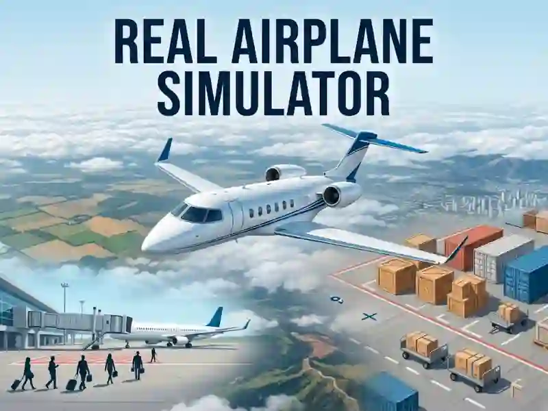 Spel Real Airplane Simulator aanlyn