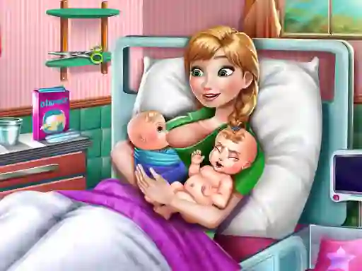 Spel Ice Princess Twins Birth aanlyn