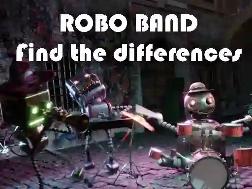 Spel Robot Band - Find the Differences aanlyn
