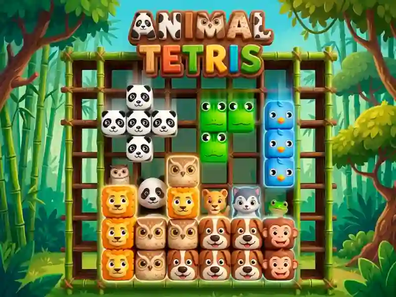 Spel Animal Tetris aanlyn