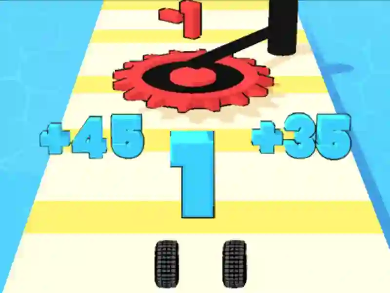 Spel Number Run 3D aanlyn