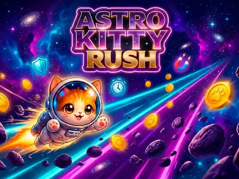 Spel Astro Kitty Rush aanlyn