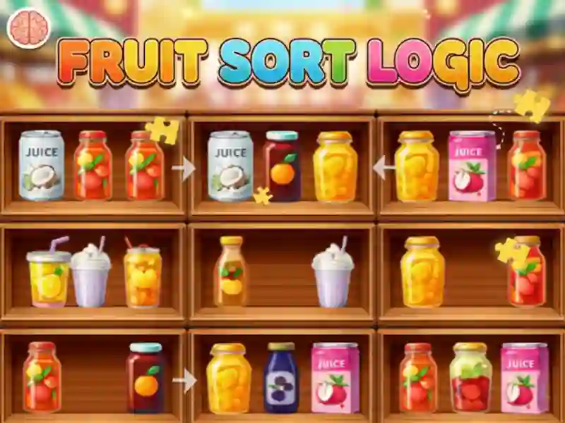 Spel Fruit Sort Logic aanlyn