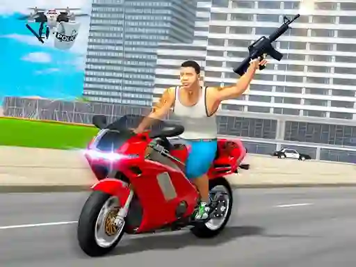 Spel Open World Crime City Shooting aanlyn