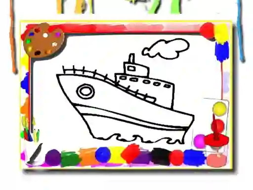 Spel Back To School: Cartoon Coloring Time aanlyn