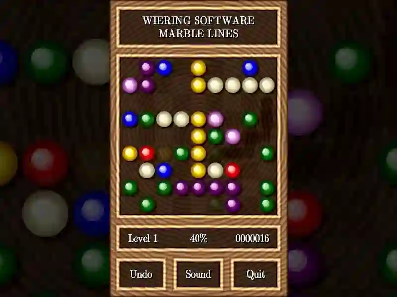 Spel Marble Lines aanlyn
