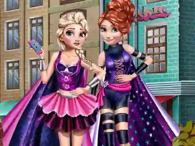 Spel Superhero Spring Princess Dress Up aanlyn