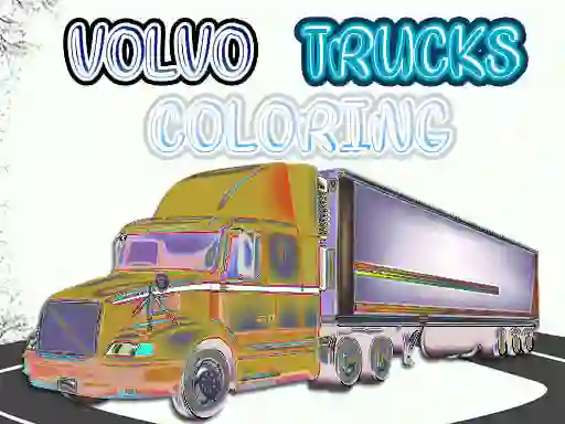 Spel Volvo Trucks Coloring aanlyn