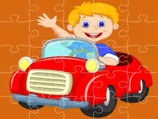 Spel Pedal Cars Jigsaw aanlyn