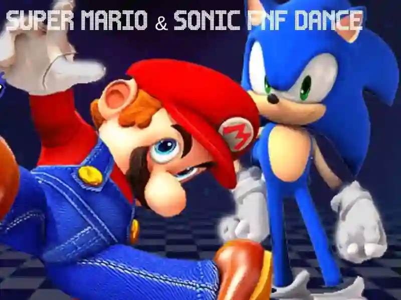 Spel Super Mario & Sonic FNF Dance aanlyn