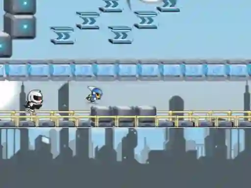 Spel Gravity Guy HTML5 aanlyn